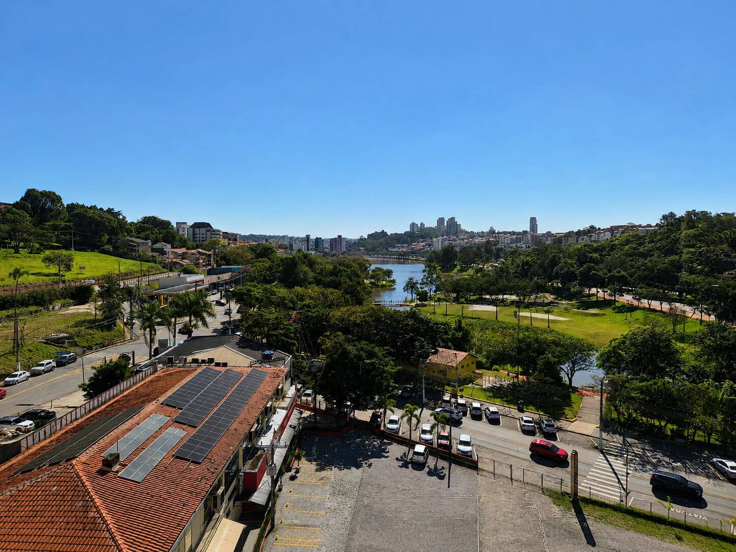 Vista para o Lago do Taboão