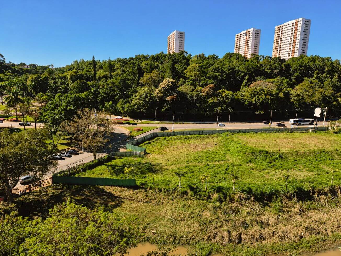 Vista panorâmica do entorno do Costa Office