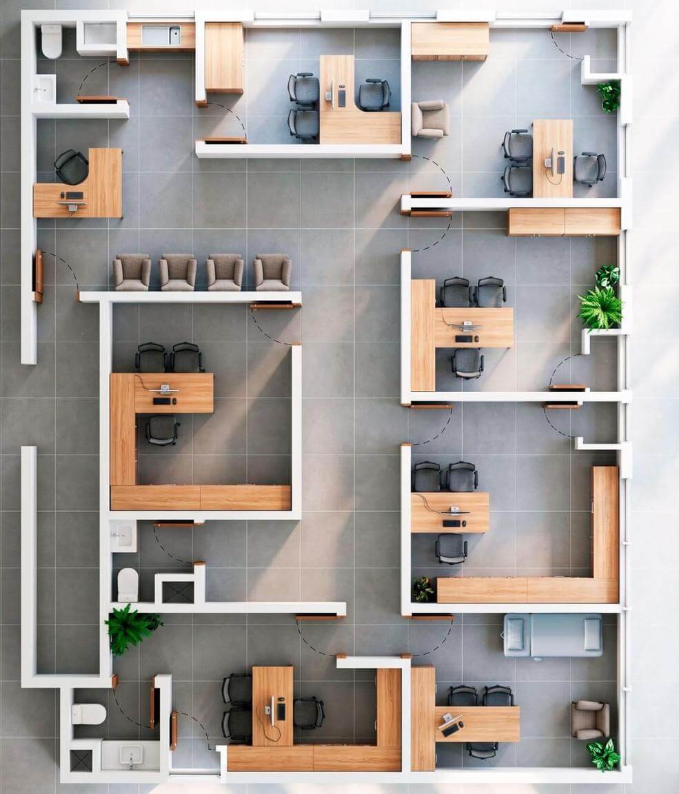Planta Salas 6, 7, 8 e 9 integradas